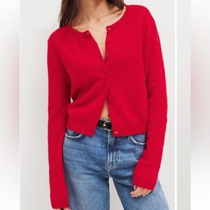 Reformation Clara Cashmere Cardigan 🌹
